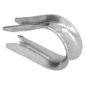 Miniatyrbillede 4 af 8: 50 stk. Wire Rope Thimble i rustfrit stål Kabel Rigging Værktøjer til Skibsbygningsindustrien (M3 (3 mm))