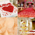 Miniatyrbilde 4 av 5: 20 poser av ikke-vevd stoff Rose Petals Simulerte roseblader