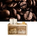 Miniatyrbilde 2 av 5: Veggmontert teposeoppbevaringsboks Multifunksjonell kaffekapselholder for kontorspisk snacks Gul