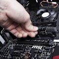 Miniatyrbillede 6 af 7: Gebildet 10 stk. 4-bens PWM-blæserforlængerkabel-stikhus Flettet ærmeforlængerblæserkabel Han til hun (26,5 cm)
