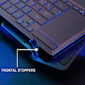 Miniatyrbillede 8 af 8: Kølepude til bærbar computer - Understøtter 11 til 17 tommer bærbare computere, PS4-4