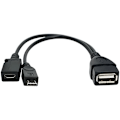 Miniatyrbild 1 av 3: USB-portadapter, OTG-kabel och Power HOST-driven surfplatta