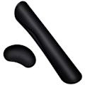 Miniatyrbild 2 av 9: Stöd för datortangentbord och musmatta Memory Foam Set Enkelt att skriva och smärtlindring i handleden Ergonomisk lätt anti-sladd handledskudde för kontor