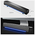 Miniatyrbillede 6 af 6: USB-drevne Soundbar-højttalere til computer, bærbare computere, sort (USB)