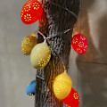 Miniatyrbild 5 av 7: 10ft 20 LED Ägg ljusslinga Dekorationer Batteridriven Deko