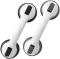 Suction Cup Handle for Bathroom, 2 Pcs 30cm Grab Bars for Disabled, Portable Support Handles, Safety Shower Handle