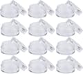 12-pack kosmetiska burkar i resestorlek, 5 ml ansiktskräm, kosmetisk provlåda med lock, förvaringsflaskor för kvinnors glitter nagelkonst