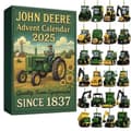 24 dage *John Deere Julekalender 2025 Nedtællingskalenderboks_Kvalitetsgaver green