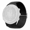 Högkvalitativt Stretchigt 22mm Mjukt Nylon Elastiskt Flätat Armbandsur För Suunto Core Black