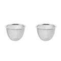 Miniatyrbillede 1 af 5: Tekande Infuser Filter: 2 Stykker Rustfrit Stål Erstatningsnet Tekande Afløbsnet Genanvendelig Løsblad Te Si - Te Infuser Filter Tekande