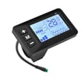 Cykel 5-benet LCD hastighedsdisplay Vandtæt design Multi-spændingsunderstøttelse 24V/36V/48V Elektrisk scooteraccelerator