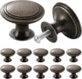 Miniatyrbild 1 av 5: 24 Vintage Cabinet Knobs. Chic Drawer Handles. Antique Style Kitchen Cabinet