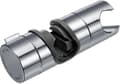 Utskiftbar håndholdt dusjholder, dusjhodeholder, 18-25MM diameter justerbar, krom ABS (sølv)