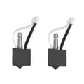 Hærdet stål 0,4 mm dyse Hotend Kit til S1 3D-printer Hotend Samlet ekstruder til S1 Combo 2 stk._Bra saker As Shown