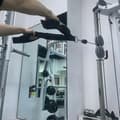 Miniatyrbillede 5 af 5: Triceps Reb Kabel Vedhæftning Med 2 Håndtag, Triceps Træk Ned Reb Til Push Downs, Crunches, Facepulls_Kvalitetsgave Black