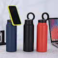 Miniatyrbillede 2 af 5: Magnetisk Telefonholder Isoleret Krus Rustfri Vandflaske Fødselsdag Julegave Black