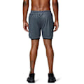 Miniatyrbillede 5 af 5: 2 i 1 løbeshorts med telefonlomme Gym Workout Hurtigtørrende herreshorts 5 tommer Grå Grey X-Large