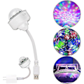 Miniatyrbilde 1 av 5: USB Discolys, Plug In Discokule Lys, Discokule Lys Black