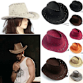 Miniatyrbillede 8 af 8: Cowboyhatte til mænd og kvinder, hatte i westernstil, vilde, elegante, neutrale network network No,