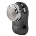 Miniatyrbillede 3 af 6: Mini elektrisk rakapparat USB opladningsbar rakapparat blank sort