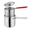 Miniatyrbillede 2 af 5: Frituregryde med Kurv 304 Rustfrit Stål Robust Multifunktionel