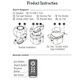 Miniatyrbilde 8 av 8: Oppladbar sykkelalarm med fjernkontroll 110dB Svart Sort