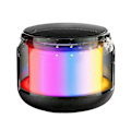 Miniatyrbillede 1 af 4: RGB-lys Bluetooth-audio Farverig atmosfære lampe, stationær computer udendørs lille bærbar stereo bluetooth-højttaler