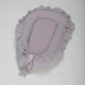 Miniatyrbillede 2 af 8: Spjæl seng med spændemadras Aftagelig spjæl seng purple