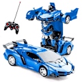 Miniatyrbillede 1 af 2: Fjernstyret Bil - Transformer Blue Blå