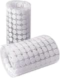 1000 Stycken 10mm Prickar Självhäftande 500 Par Självhäftande Prickar db White