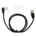 Miniatyrbilde 1 av 8: CAT8 Ethernet-kabel 0,6 m høyhastighets CAT8 gullbelagt OD 3,8 mm hann til hann RJ45 fiberoptisk nettverkskabel