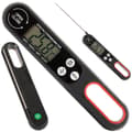 Vikbar Digital Kökstermometer Instant Read svart black