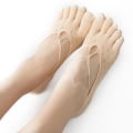 Pikkukuva 1 / 5: Varvassukat Invisible Shallow Mouth Sukat mesh Viiden sormen sukat Hengittävät puhtaat värit All-Match Skin Color