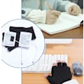 Miniatyrbillede 2 af 4: Vanter med Varmeplader / Vanter / Handsker / Fingerløse Vanter Sort Black one size