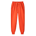 Miniatyrbild 1 av 5: Männs Byxor Sweatpants Hip-hop Byxor Leggings Vadderade Casual Byxor - Perfekt Orange Orange XXXL