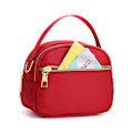 Miniatyrbilde 3 av 5: Damemote Glidelås Crossbody Veske Mini Multifunksjonell Skulderveske