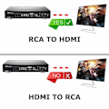 Pikkukuva 3 / 5: RCA - HDMI-sovitin - Analogisesta digitaaliseen signaalinmuunnin, 1080p, Musta Black Svart
