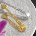 Miniatyrbilde 1 av 4: 2 stykker Sockertång Rostfritt stål Ice Tangs Candy Bar Tång Ice Cube Tång Festdekorasjon Sliver Sliver