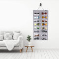 Miniatyrbild 4 av 4: 1 st Solglasögon Organizer Förvaring|16 filtfack Dammtät (grå)