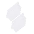 Plastbottenplatta 127 mm Set med 10 bärbara vertikala rullgardiner med vikter