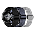 Miniatyrbilde 3 av 3: Samsung Galaxy Watch 6-Armbånd med Justerbar Spenne Svart Sort