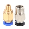 Miniatyrbillede 2 af 4: 20 stk. Pneumatiske Koblinger Lige Push Connect til Bowden Ex 3D-printer PC4‑M10/PC4‑M6