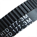 Miniatyrbillede 2 af 5: 2 stk 3M-177-9 Drivrem 324830-02 Reservedele til Black & Decker Høvl 7696 Typer 6 & 7 KW715 KW713 BD713