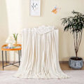 Miniatyrbilde 2 av 5: Myk pledd, 200 x 230 cm, hvit fleecepledd for sofa, myk og varm, barnepledd, mikrofiber, fluffy sofapledd, sofapledd 200*230cm
