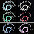 Pikkukuva 3 / 4: Led Fiber Optic Whip Dance Space Whip Super Bright Light 40 Väriefekti 360 Kääntyvä Pixel Rave Whip -lelu