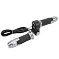 Miniatyrbilde 2 av 8: 1 par 12V-99V gasshåndtak Universal vridningsgasshåndtak med nøkler for Elsykkel ScooterGrey 0.4