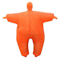 Miniatyrbild 4 av 5: Uppblåsbar Helkroppsdräkt Kostym Vuxen Rolig Cosplay Klädsel Fest Leksak Gåva Orange