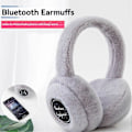 Pikkukuva 2 / 5: Talvikorvaläppäimet Langattomat Bluetooth 5.0 Kuulokkeet Korvasuojaimet Erittäin Pehmeät Harmaa