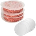 Miniatyrbillede 1 af 5: 100 ST Runt foderpapir, fryst köttavskiljarpapir, non-stick dobbeltsidigt silikonpapir Round white 12CM