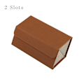 Miniatyrbillede 2 af 10: Flere steder Solbriller Organizer Case Foldbar glasopbevaringsboks Brown 5 Slots